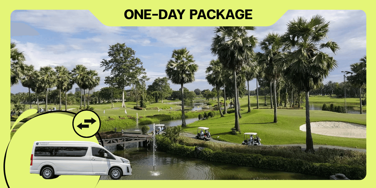 Premium golf experience at [ONE DAY GOLF] : Airport or Hotel ⇄ Summit green valley (Chiangmai)